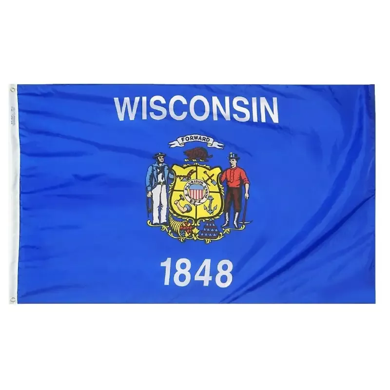 Wisconsin Courtesy Flag