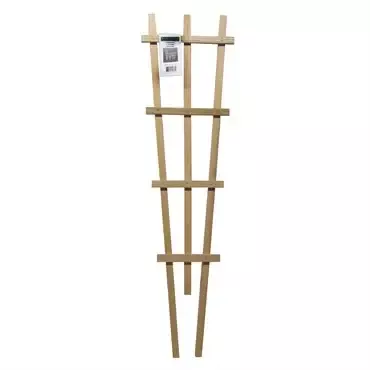 Wood Flared Espalier-Style Trellis 48 in. Natural FLE048