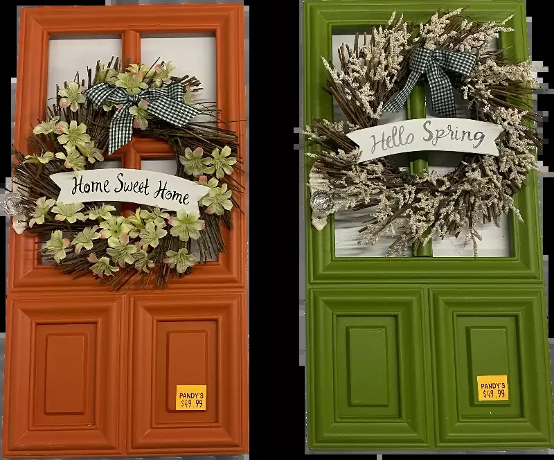 Wooden Door Wall Sign