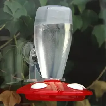 WoodLink™ Window Mount Hummingbird Feeder – 12oz