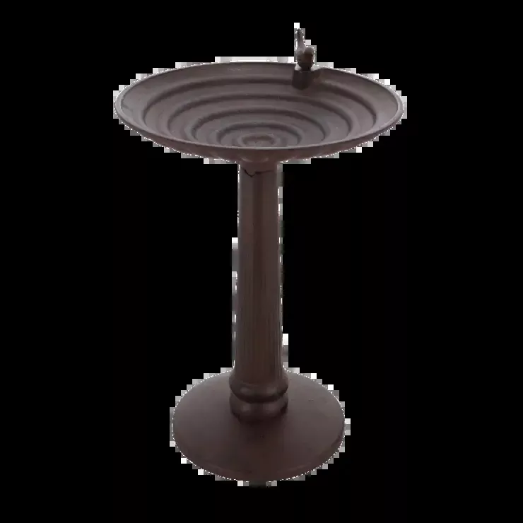 XL Standing Cast Iron Bird Bath