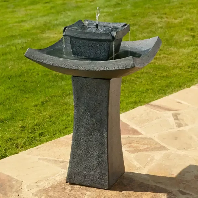 Zen Oasis Solar Fountain