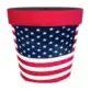 Zest Stars & Stripes Plastic Pot
