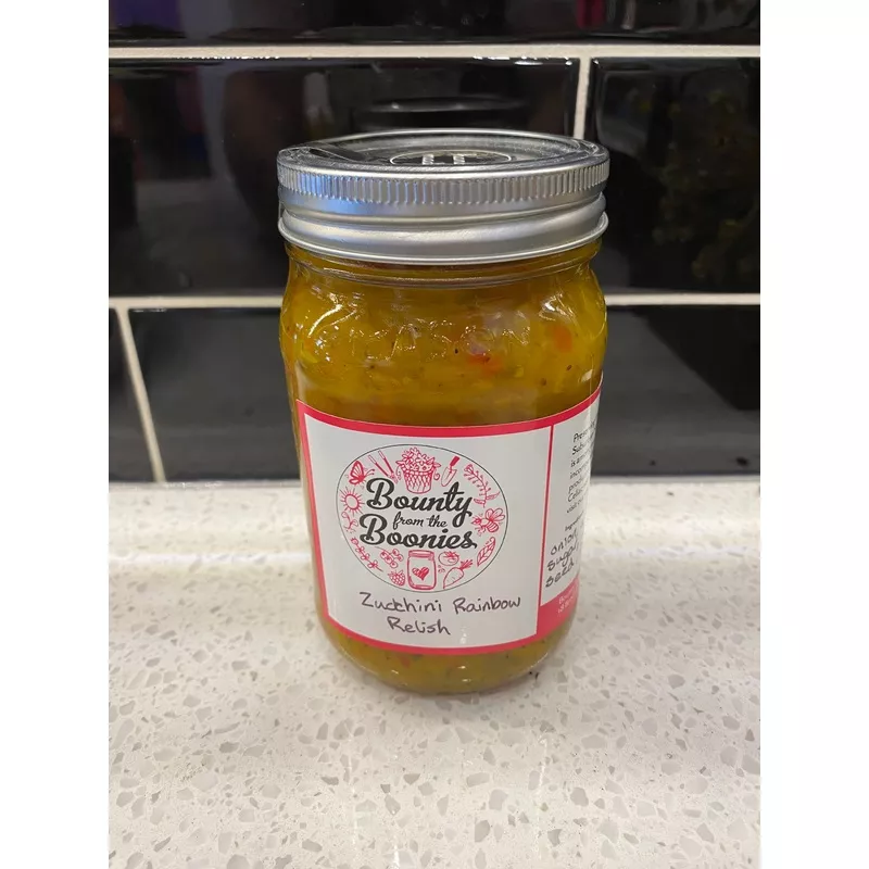 Zucchini Rainbow Relish